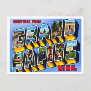 Hälsning från Grand Rapids, Minnesota Travel Vykort