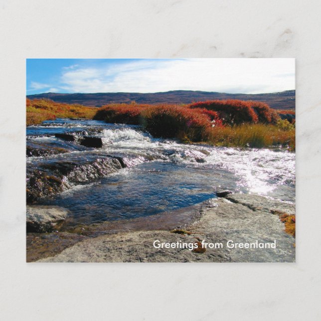 Hälsning från Grönland 17 Vykort (Framsida)