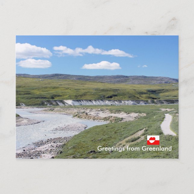 Hälsning från Grönland 224 Vykort (Framsida)