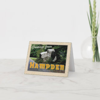 Hälsning från Hampden MORSA (Puppy sten) Kort