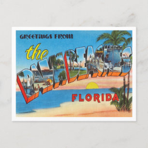 Hälsning från Handflatan-stränder, Florida Travel Vykort
