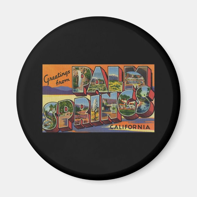 Hälsning från Handflatan Vår Kalifornien Magnet (Framsidan)