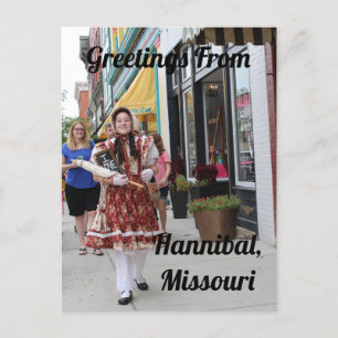 Hälsning från Hannibal, Missouri Vykort