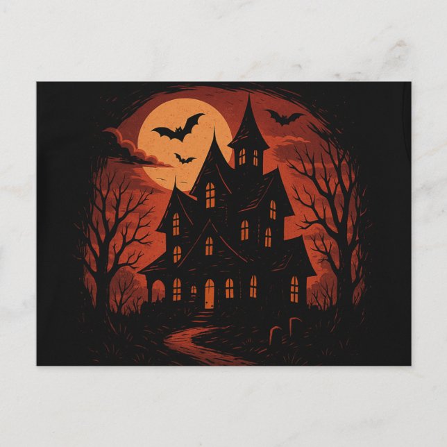 Hälsning från Haunted Manor Vykort (Framsida)