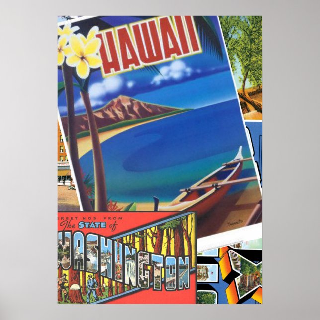 Hälsning från Hawaii Poster (Framsidan)