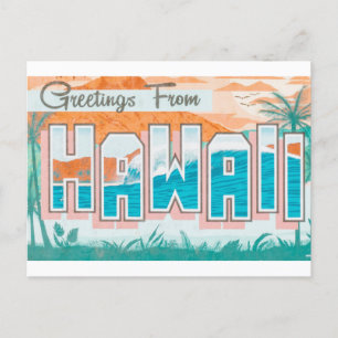 Hälsning från hawaii vykort