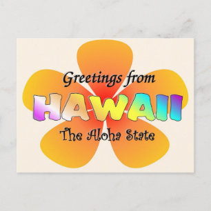 Hälsning från Hawaii Vykort