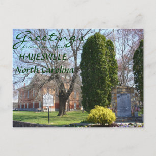 Hälsning från Hayesville, North Carolina Vykort