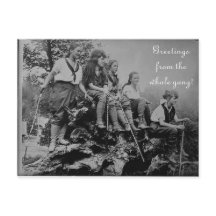 Hälsning från hela vykortet för guld