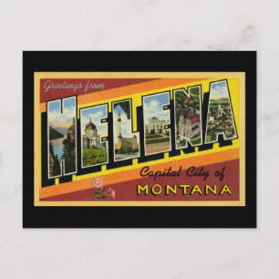 Hälsning från Helena Montana Vykort
