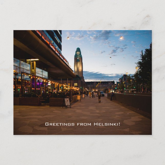 Hälsning från Helsingfors Vykort (Framsida)