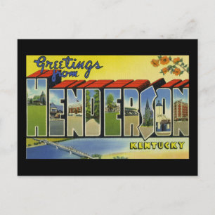 Hälsning från Henderson Kentucky Vykort