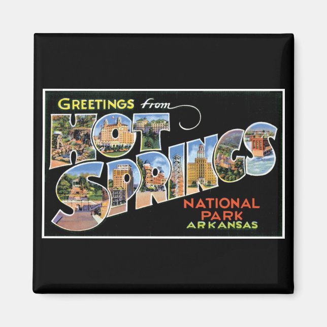 Hälsning från Hett Vår! Magnet (Framsidan)