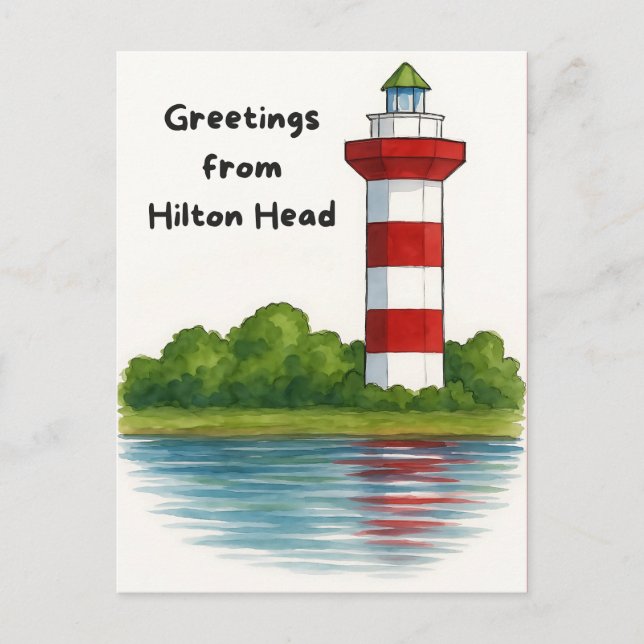 Hälsning från Hilton Head Island 2025 Vykort (Framsida)