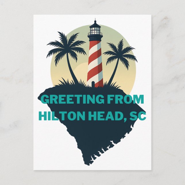 Hälsning från Hilton Head Island 2025 Vykort (Framsida)