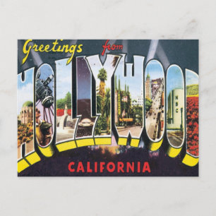 Hälsning från Hollywood California Vykort