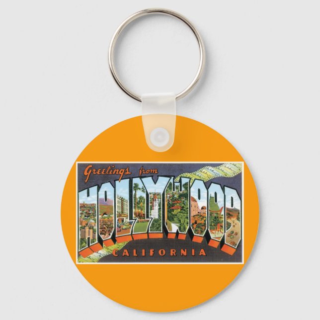 Hälsning från Hollywood! Nyckelring (Framsida)