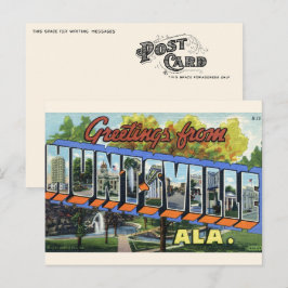 Hälsning från Huntsville, AL-vykort Vykort