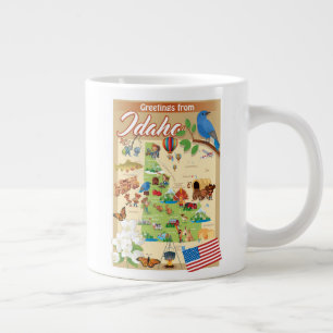 Hälsning från Idaho Jumbo Mugg