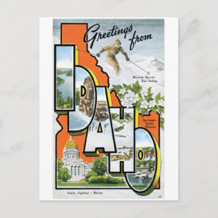 Hälsning från Idaho Vykort
