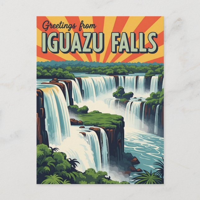 Hälsning från Iguazu Falls Vykort (Framsida)