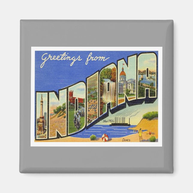 Hälsning från Indiana Magnet (Framsidan)