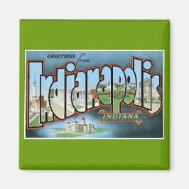 Hälsning från Indianapolis, Indiana! Magnet