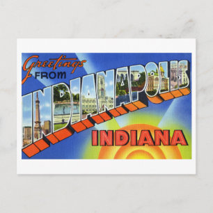 Hälsning från Indianapolis Vykort