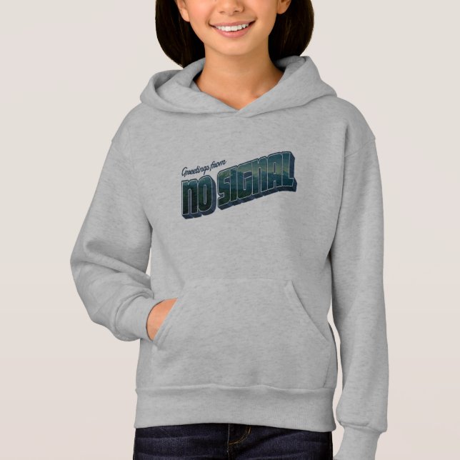 Hälsning från ingen signal t shirt (Framsida)