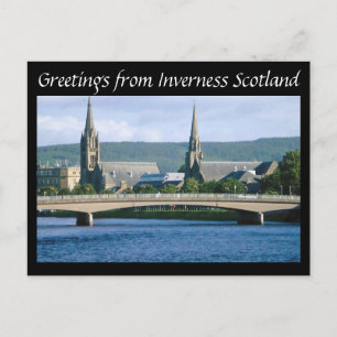 Hälsning från Inverness Scotland Vykort