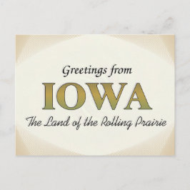 Hälsning från Iowa Vykort