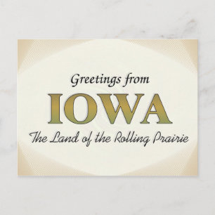 Hälsning från Iowa Vykort