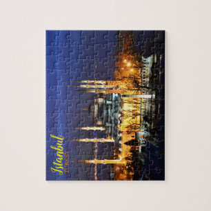 Hälsning från Istanbul Turkiet Jigszle Puzzle Pussel