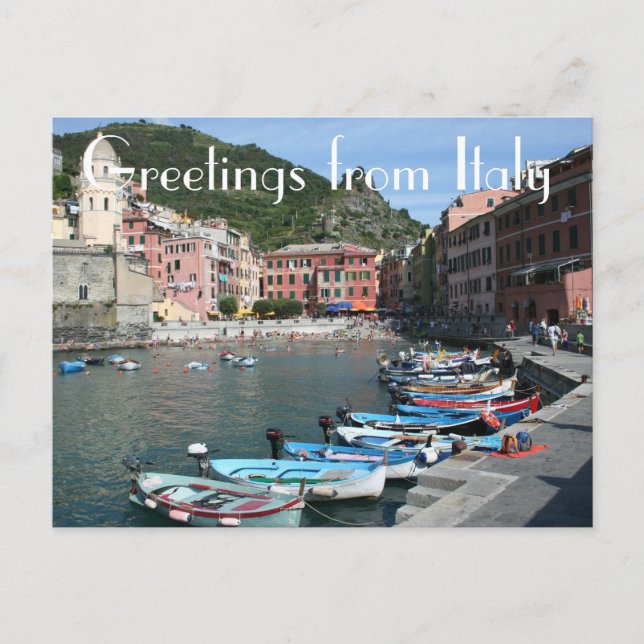 Hälsning från Italien Vykort (Framsida)