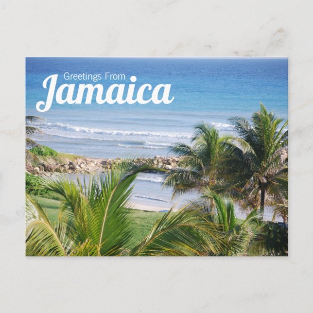 Hälsning från Jamaica Postcard Vykort (Framsida)