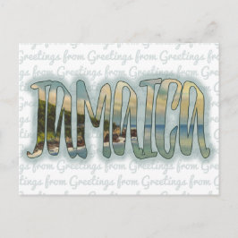 Hälsning från Jamaica-vykort Vykort