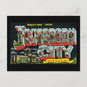 Hälsning från Jefferson City Missouri Vykort