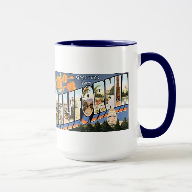 Hälsning från Kalifornien - Mugg (Höger)