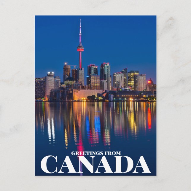 Hälsning från Kanada Vykort (Framsida)