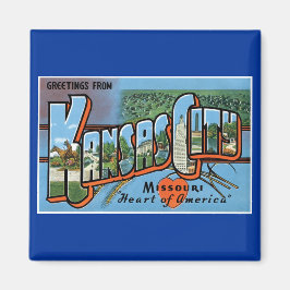 Hälsning från Kansas City! Magnet