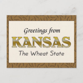 Hälsning från Kansas Vykort