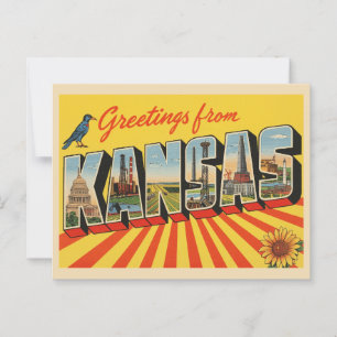 Hälsning från Kansas, Wichita Vykort