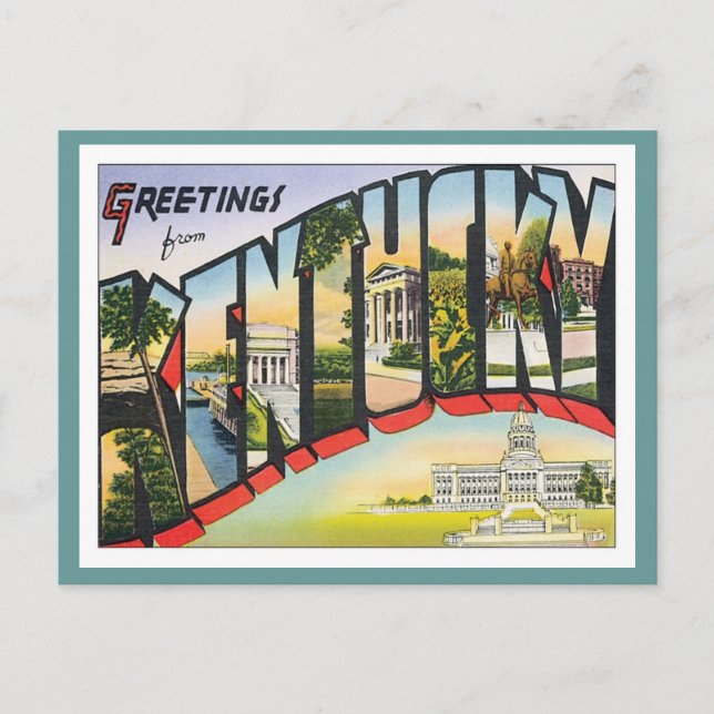 Hälsning från Kentucky Vykort (Framsida)