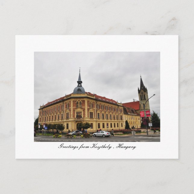 Hälsning från Keszthely, Ungern Vykort (Framsida)
