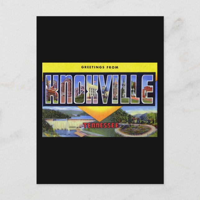 Hälsning från Knoxville Tennessee Vykort (Framsida)