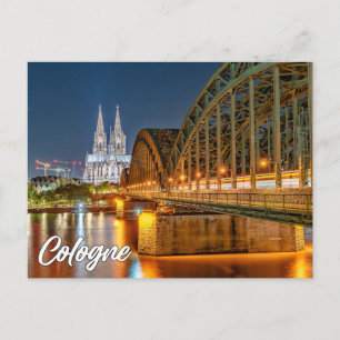 Hälsning från Köln, Tyskland Vykort