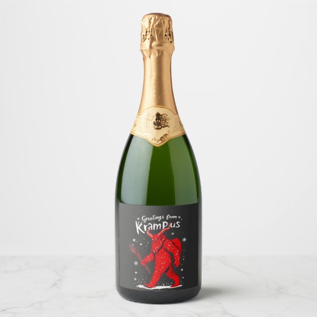 Hälsning från Krampus Julafton Jul (Framsida)
