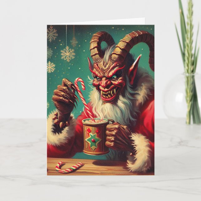 Hälsning från Krampus Kort (Framsida)