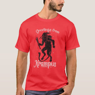 Hälsning från Krampus, Roligt före Germanisk pa T Shirt