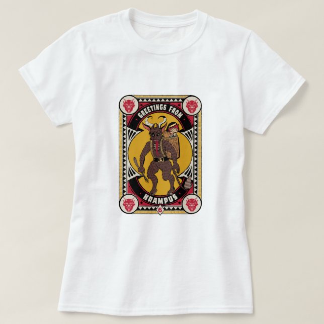 HÄLSNING FRÅN KRAMPUS T SHIRT (Design framsida)